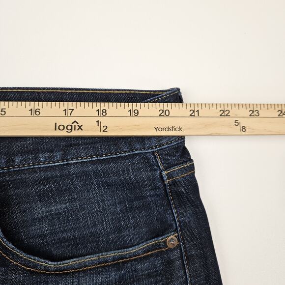 Lucky Brand 329 Classic Straight Fit Men's 40x30 Stretch Dark‎ Wash Denim Blue - Picture 7 of 10